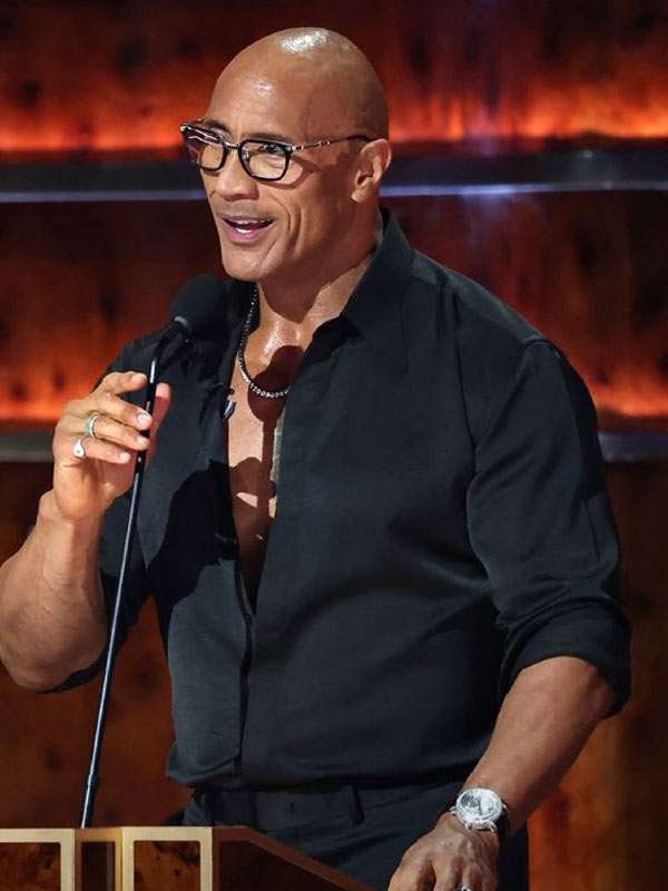 The Roast of Kevin Hart 2026 Dwayne Johnson Black Shirt