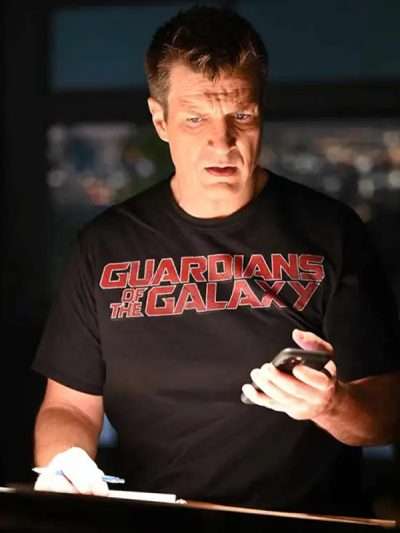 The Rookie John Nolan Guardians of the Galaxy Logo T-Shirt