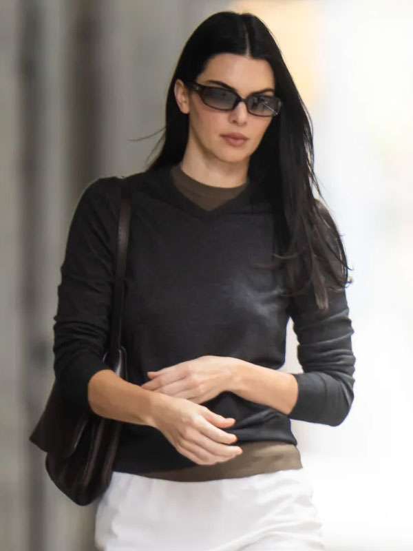 Kendall Jenner 2026 Charcoal Sweatshirt