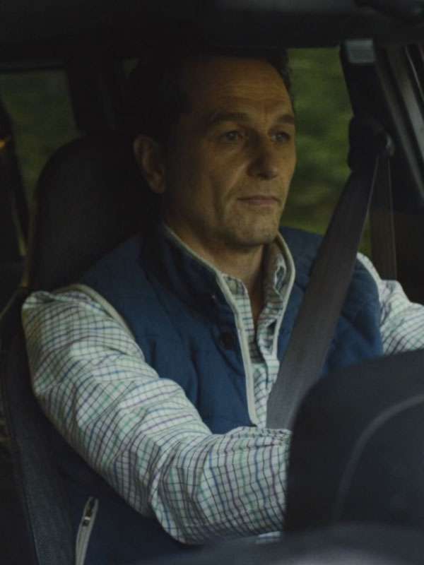 Widow's Bay Matthew Rhys Blue Quilted Vest