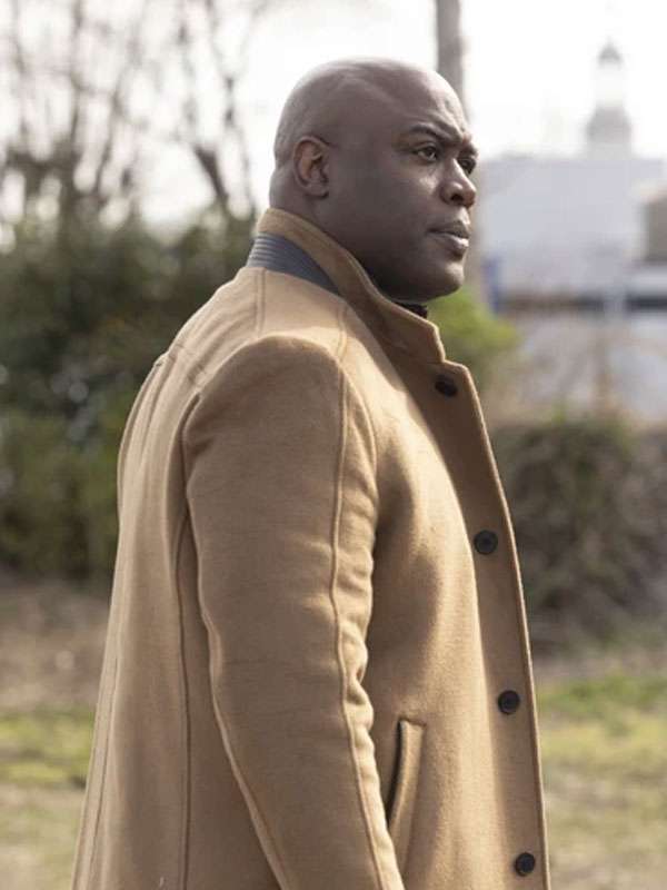 Will Trent S04 Kevin Daniels Beige Wool Coat