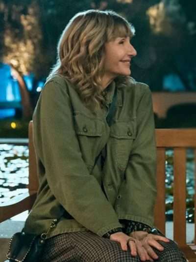A Man on the Inside S02 Mary Steenburgen Green Jacket