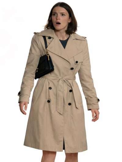 Not Suitable For Work AJ Pascarelli Beige Trench Coat