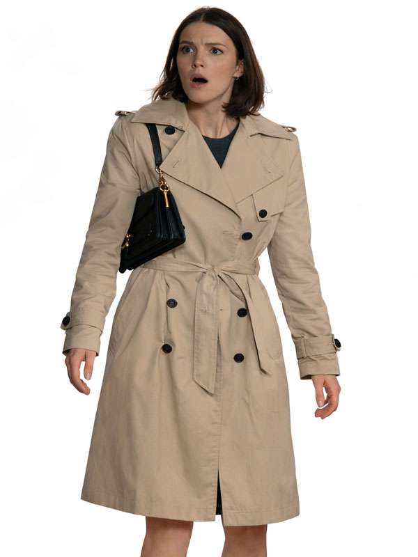 Not Suitable For Work AJ Pascarelli Beige Trench Coat