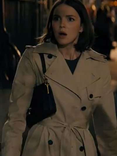 AJ Pascarelli Not Suitable For Work 2026 Beige Cotton Coat