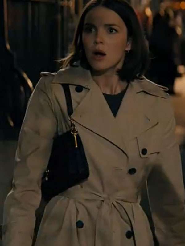 AJ Pascarelli Not Suitable For Work 2026 Beige Cotton Coat