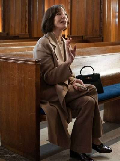 Allison Janney Miss You, Love You Brown Coat