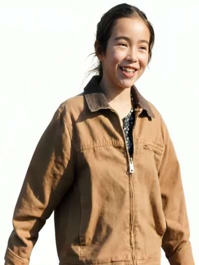 The Outer Threat 2026 Callista Crowe Brown Cotton Jacket