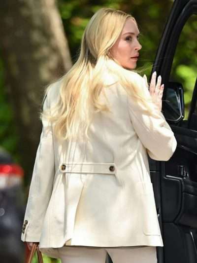 Count Me Lies 2026 Lindsay Lohan Off-White Blazer