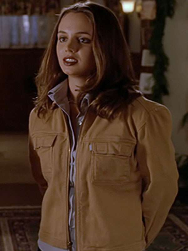 Eliza Dushku Buffy the Vampire Slayer Brown Jacket