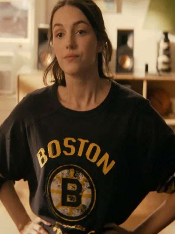Ella Hunt Not Suitable For Work S01 Black T-Shirt
