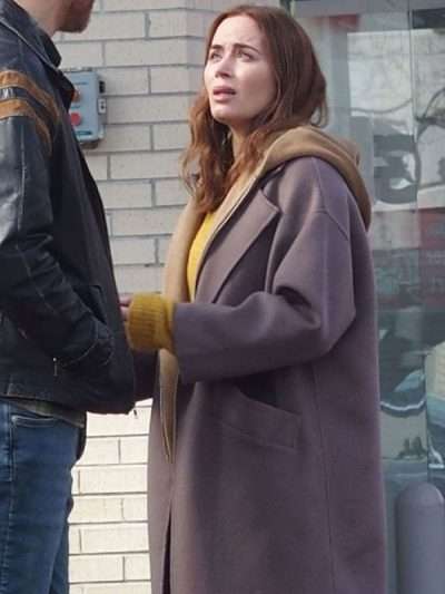 Emily Blunt Disclosure Day Wool Coat