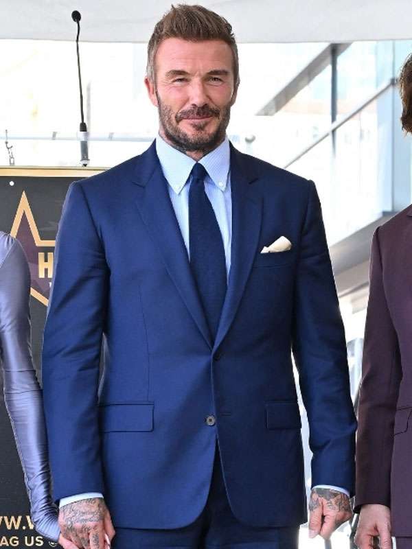 FIFA World Cup LA 2026 David Beckham Blue Suit
