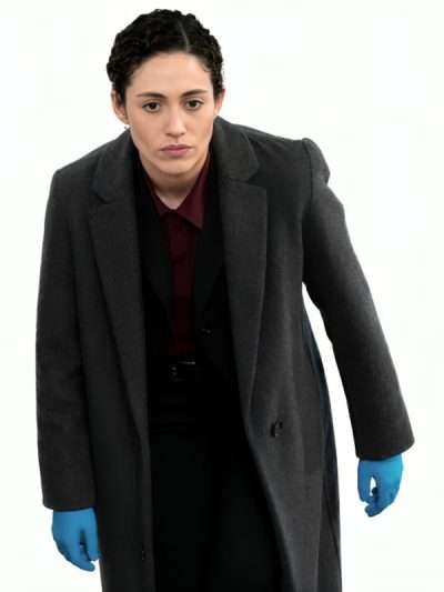 Furious 2026 FBI Agent Alice Black Grey Wool Coat