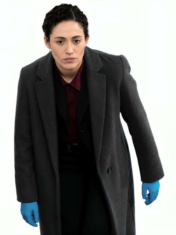 Furious 2026 FBI Agent Alice Black Grey Wool Coat