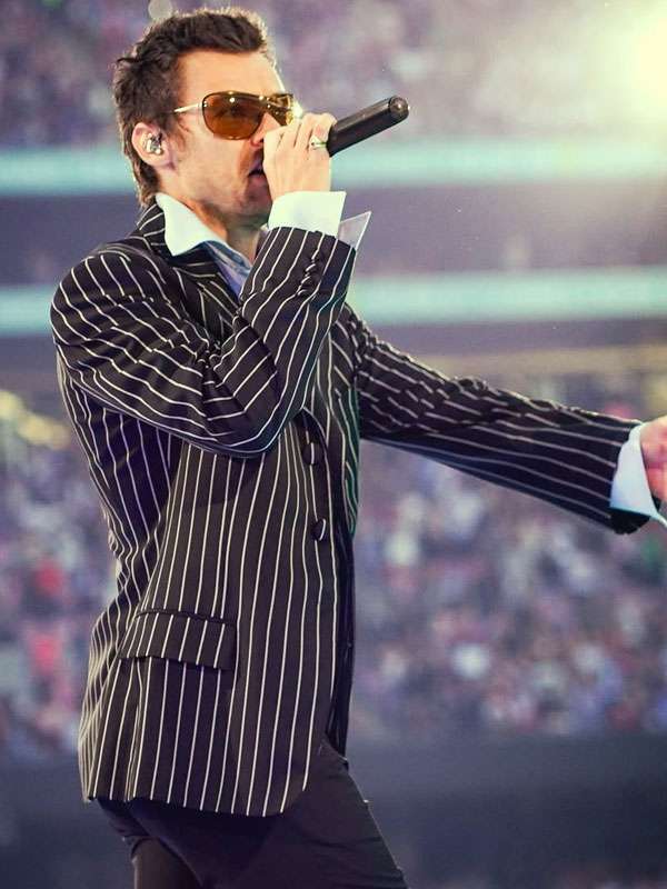 Harry Styles Together Together Tour Embley Stadium 2026 Pinstripe Blazer