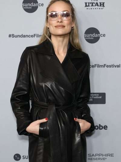 I Want Your Sex SFF 2026 Olivia Wilde Leather Coat