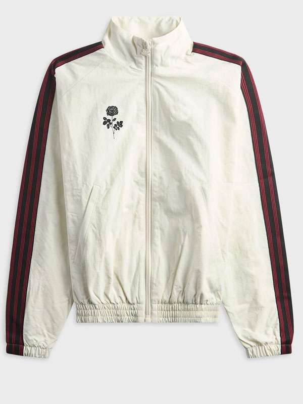 Inglewood 2026 Jessica Alba White Track Jacket