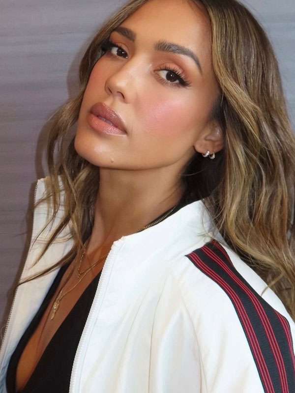 Inglewood 2026 Jessica Alba Adidas Track Jacket