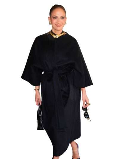 CBS Studios NYC 2026 Jennifer Lopez Black Coat