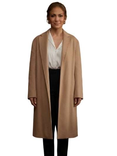 Office Romance 2026 Jennifer Lopez Trench Wool Coat
