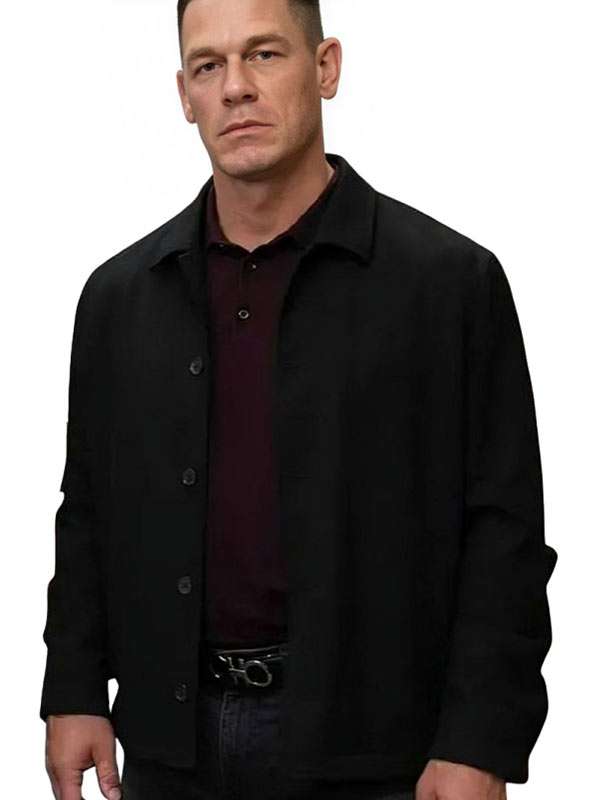 Little Brother 2026 John Cena Black Wool Jacket
