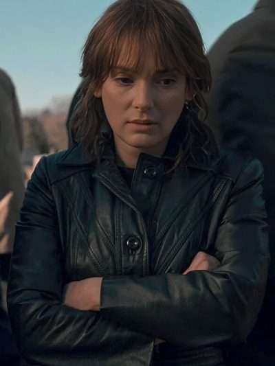 Stranger Things S01 Winona Ryder Black Coat