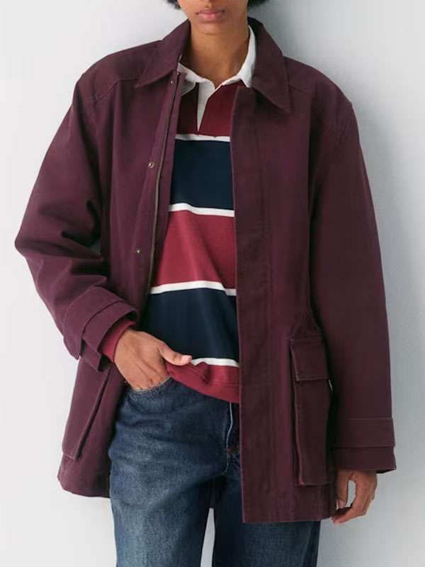 Kat Landry The Way Home Burgundy Jacket