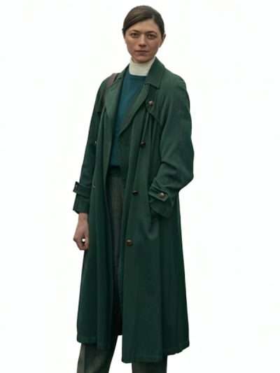 Legends S01 Erin Green Wool Long Coat