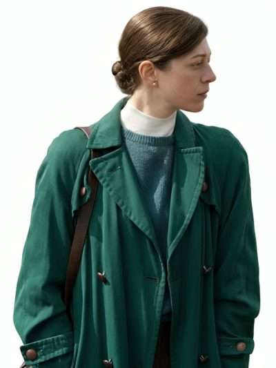Jasmine Blackborow Legends S01 Green Wool Coat
