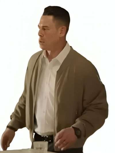 Little Brother 2026 John Cena Beige Bomber Jacket