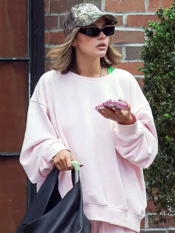 Madelyn Cline NYC 2026 Baby Pink Sweatshirt