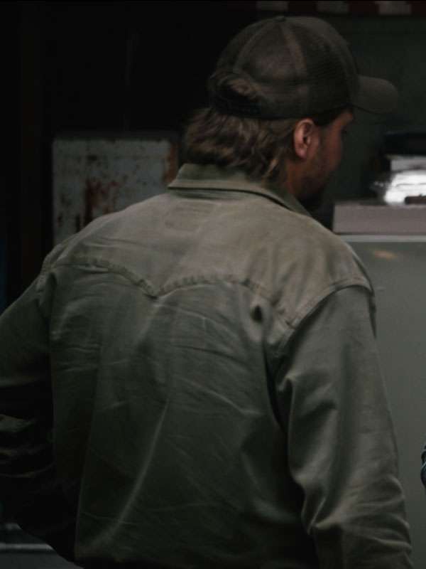 Marshals Luke Grimes Western Grey Shirt