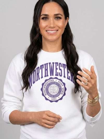 Meghan Markle Northwestern Sweatshirt