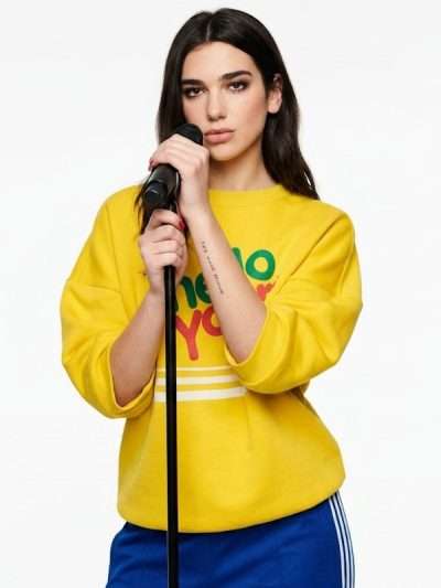 Mello Yello Dua Lipa Yellow Sweatshirt