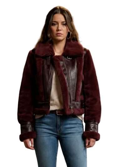 Marshals Morgan Lindholm Shearling Leather Jacket