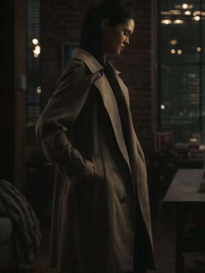 The Social Reckoning Anna Lambe Beige Coat