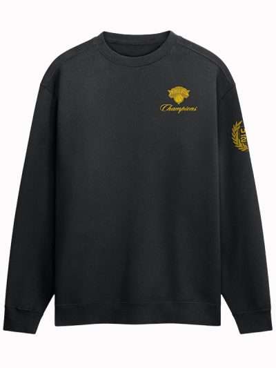 NBA Finals Champions 2026 New York Knicks Black Sweatshirt