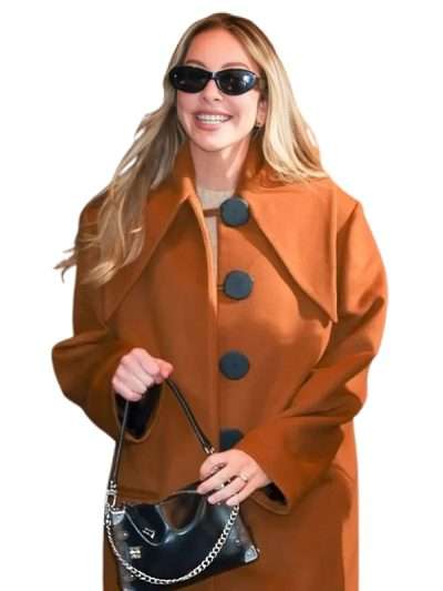NYC Este Haim 2026 Brown Wool Coat