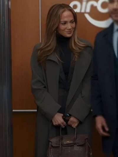 Office Romance 2026 Jackie Cruz Grey Wool Coat