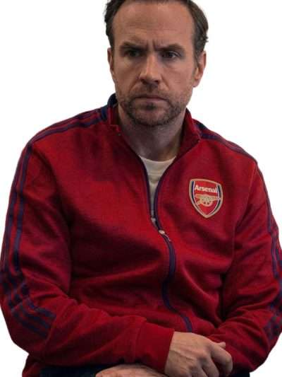 Rafe Spall Trying S03 Red Track Jacket