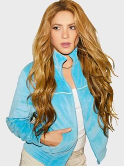 Shakira Bomber Blue Jacket