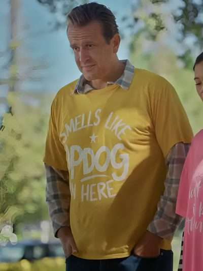 Shrinking Jason Segel Smells Like Updog In Here T-Shirt