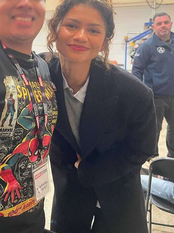 Spider-Man Brand New Day 2026 Zendaya Black Coat