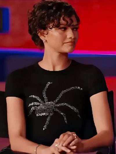 Spider-Man Brand New Day Promo 2026 Zendaya Black Spider T-Shirt