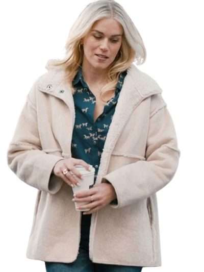 Marshals Dolly Weaver Shearling Jacket