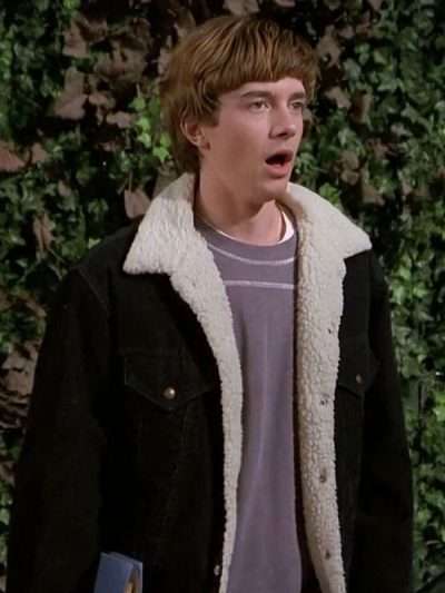 That 70s Show Eric Forman Black Shearling Jacket