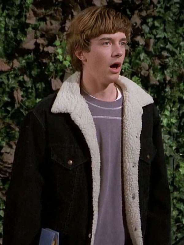 That 70s Show Eric Forman Black Shearling Jacket