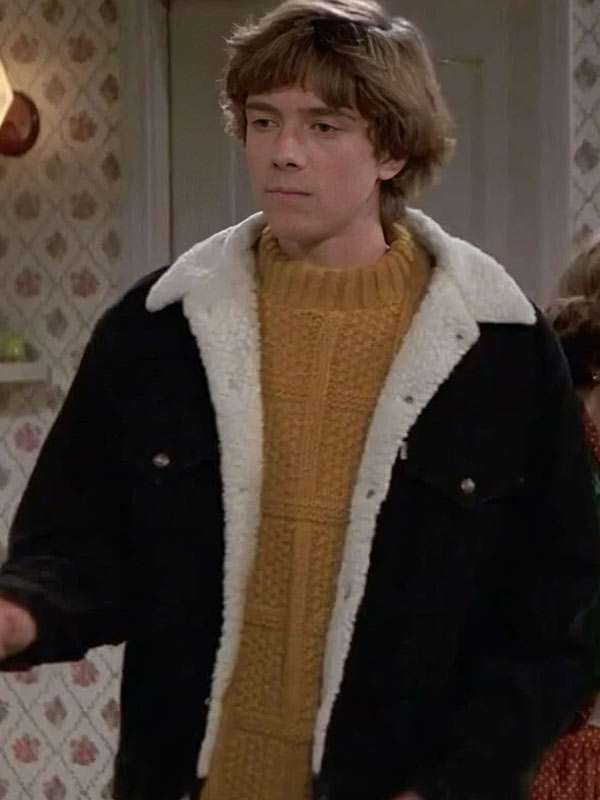 That '70s Show Topher Grace Black Corduroy Jacket