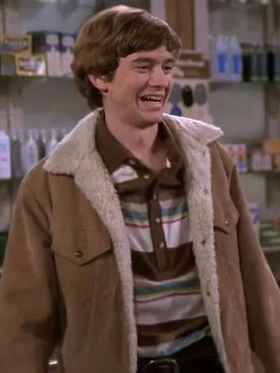 That 70s Show Eric Forman Brown Shearling Jacket